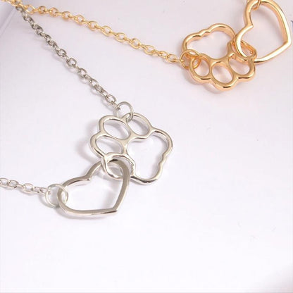 Avelena | Paw Heart Anhänger Necklace