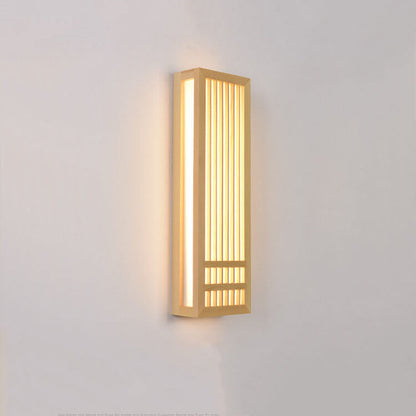 Avelena | ShizuLight | Japanische Holz-LED-Wandlampe – Minimalistische, zen-inspirierte Beleuchtung