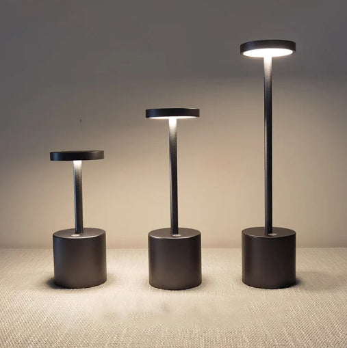 Avelena | LumaLite Wiederaufladbare LED-Tischlampe | Kabellos | Dimmbar | Modernes Design für Restaurants und Zuhause