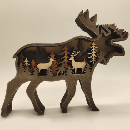 Avelena | 3D Kreative Holz Tier Schnitzerei Handwerk Geschenk