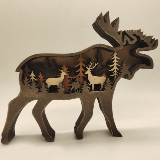 Avelena | 3D Kreative Holz Tier Schnitzerei Handwerk Geschenk