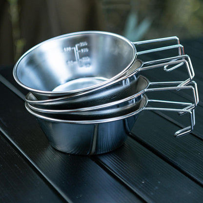 Avelena | Edelstahl Outdoor Falt-Schneeschüssel (Set von 4)