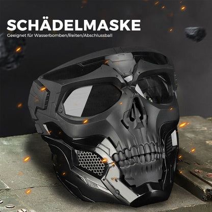 Avelena | Radfahren Harley Goggles Totenkopfmaske