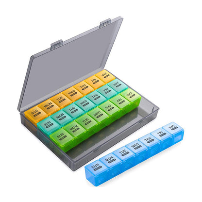 Avelena | Tabletten-Organizer (28 Fächer)
