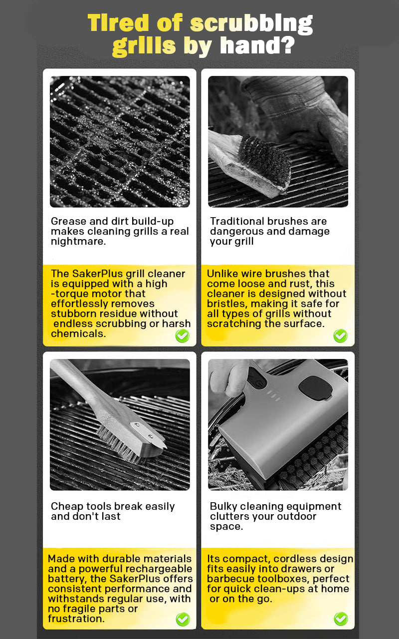 Avelena | Edelstahl Grillreinigungsbürste