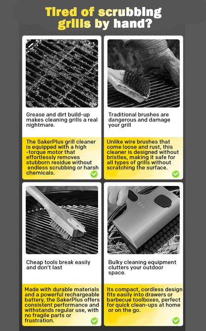 Avelena | Edelstahl Grillreinigungsbürste