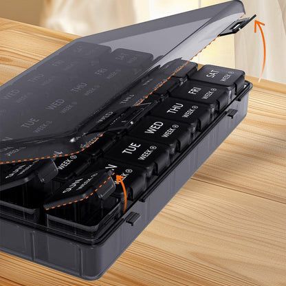 Avelena | Tabletten-Organizer (28 Fächer)