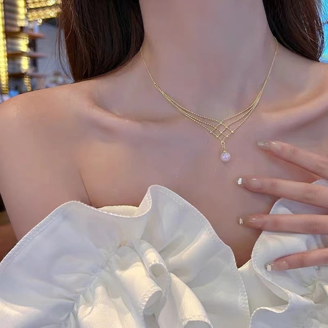Avelena | Geflochtene Perlenkette Mariela
