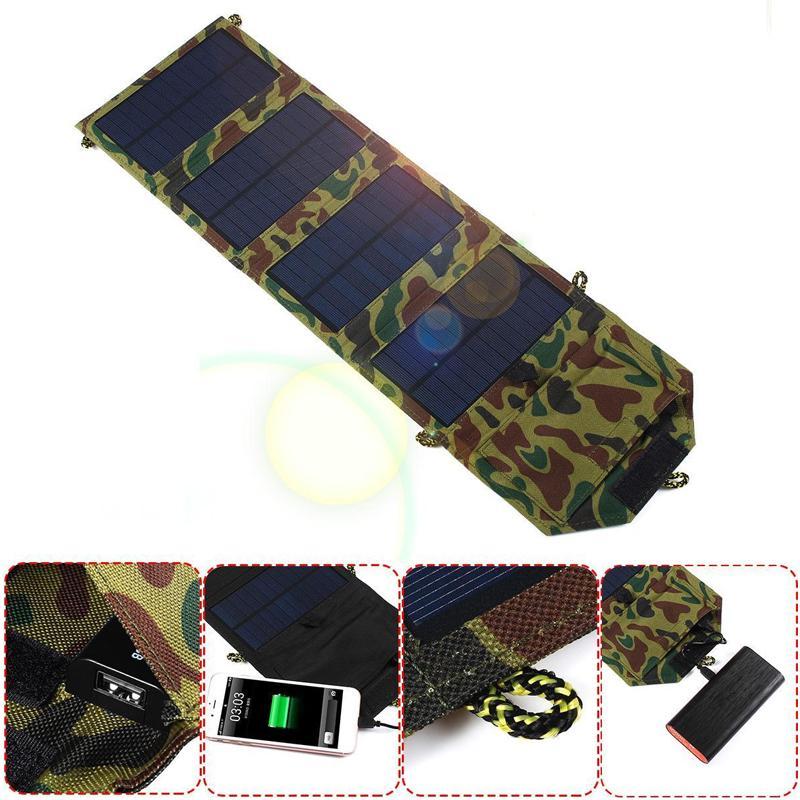 Avelena | 8W Tragbares Solarpanel Ladegerät