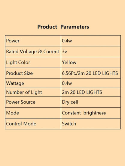 Avelena | 20 LED 2M Kaninchen Lichterkette - Neuheitsbeleuchtung