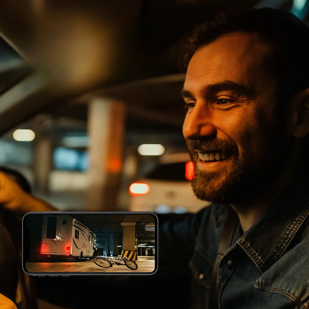 Avelena | DriveCam | Drahtloses HD-Rückfahrkamera mit 32GB SD-Karte