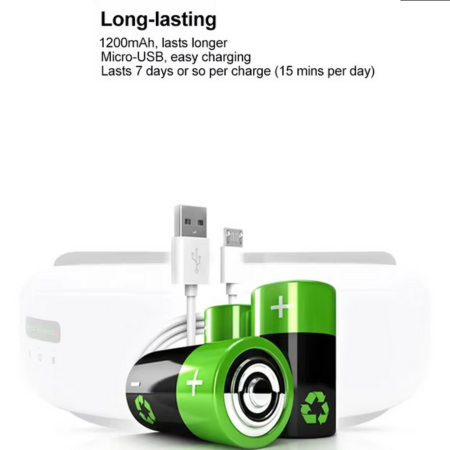 Avelena | beheizter Luftdruck-Augenmassagegerät mit Vibration, Bluetooth-Musik und Wärmekompresse