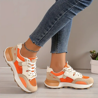 Casual Damen Farbblock Turnschuhe