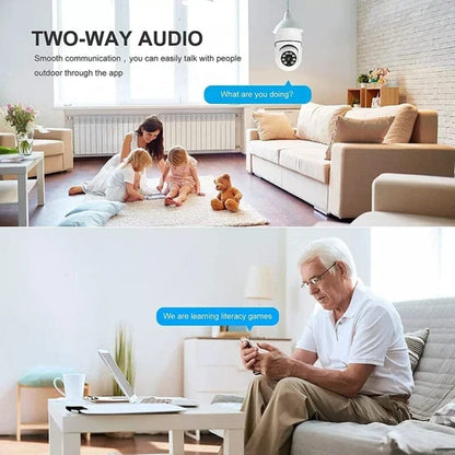 Avelena | Drahtlose Wifi Lampen Kamera Sicherheitskamera