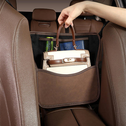 Avelena | Autositzlücke Kunstpelz Aufbewahrung Hängetasche Netzorganisator