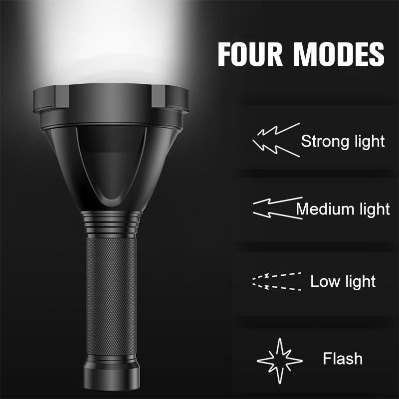 Avelena | 30000-5000 Lumen Hochleistungs-LED-Taschenlampe, wasserdicht