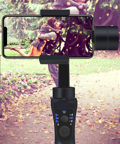 Avelena | Drei-Achsen stabilisierter Telefon/Kamera Halter, mit Stabilizer, automatischer Erkennungsverfolgung, Ein-Knopf-Steuerung und mehreren Aufnahmemodi, für die Aufnahme von Fotos und Videos