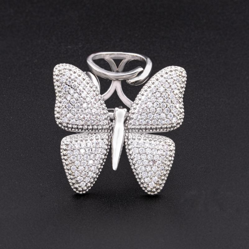 Avelena | Dynamischer Schmetterling Ring