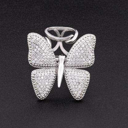 Avelena | Dynamischer Schmetterling Ring