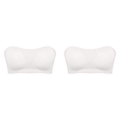 Avelena | Damen trägerloser BH | Grip-Sure Seitenverschluss | Nahtlos & rutschfest | Herausnehmbare Pads