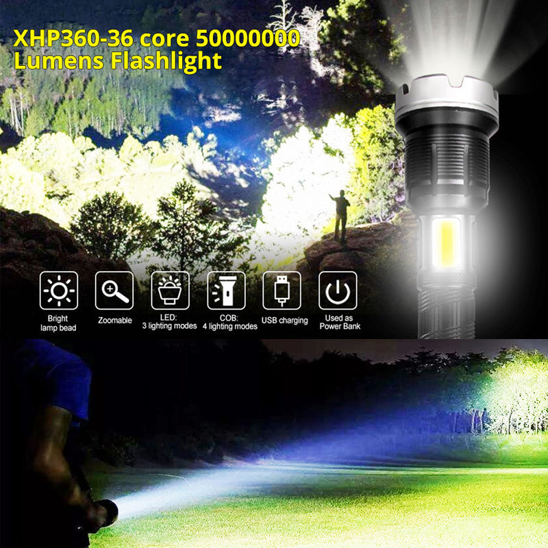 Avelena | UltraBeam | LED Taschenlampe – Extreme Helligkeit und lange Reichweite