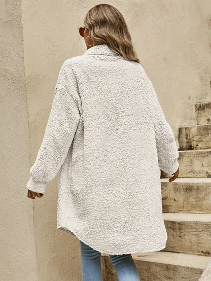 Avelena | Bequemer Langer Wollstrickjacke