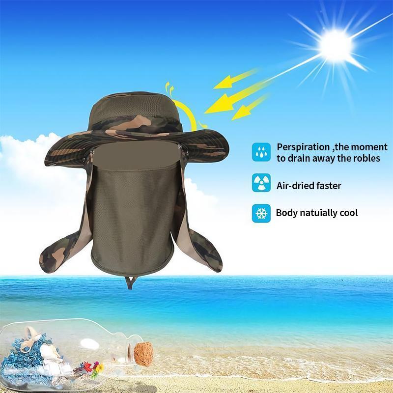 Avelena | Outdoor Sonnenhut-- Formbar, Knickbar, Faltbar, Ultra Windresistent