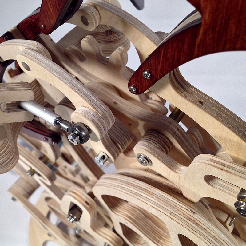 Avelena | Holz Kinetische Kolibri Skulptur