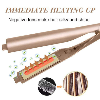 Avelena | 2-in-1 Haarglätter Spiralwellenlockenstab
