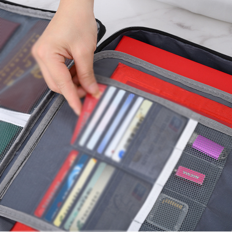 Avelena | Eine Feuerfeste Aufbewahrungs Tasche mit Reißverschluss für Dokumente