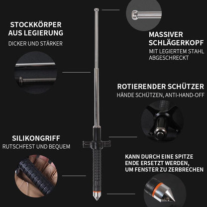 Avelena | Einziehbarer Stock für Selbstverteidigung