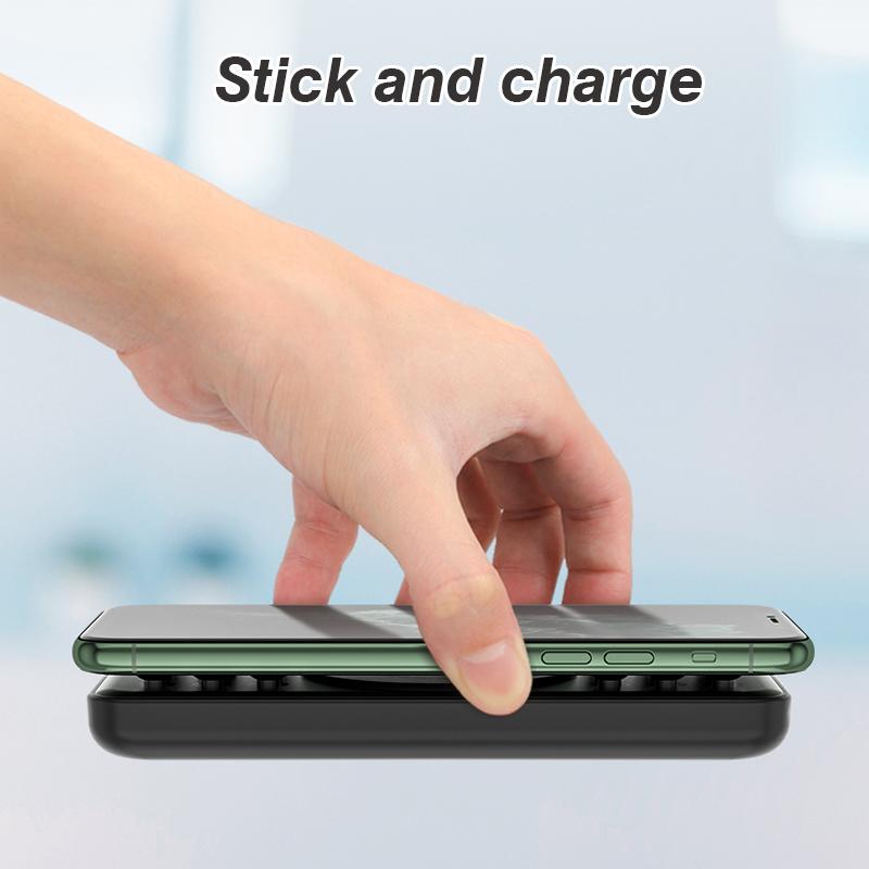 Avelena | Kabellose Powerbank mit Saugnäpfen