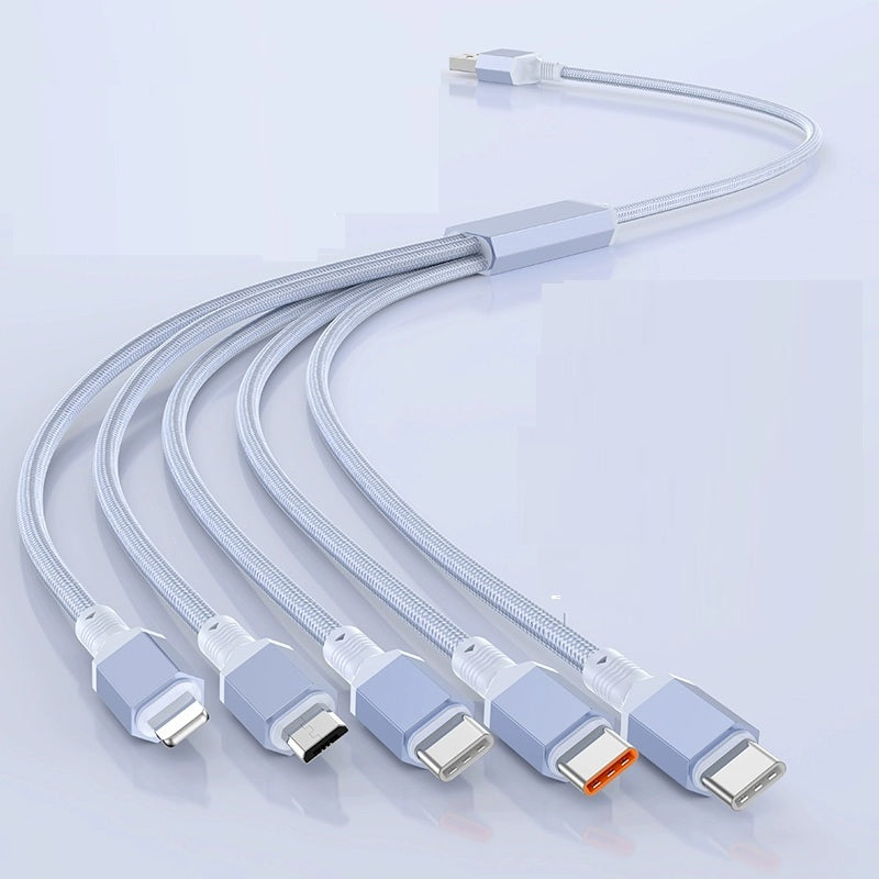 Avelena | 100W Schnelllade 5-in-1 Datenkabel - Energie Tanken