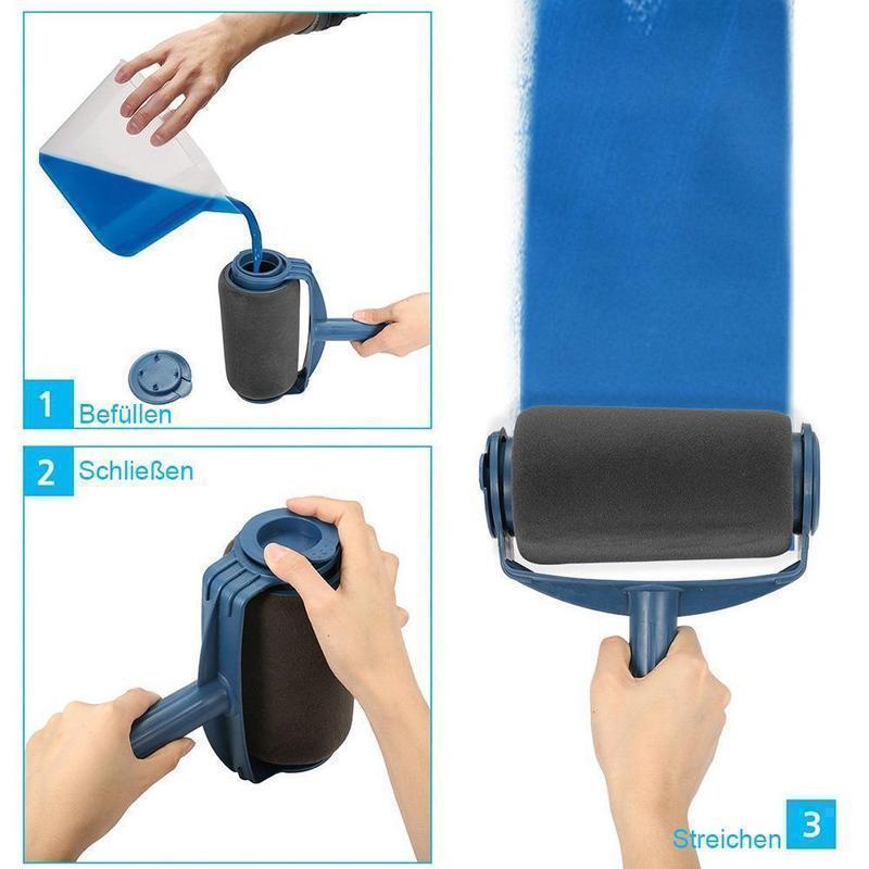 Avelena | Bequee Farbroller wiederbefüllbarer Farbtank Kantenroller, Roller mit Tank