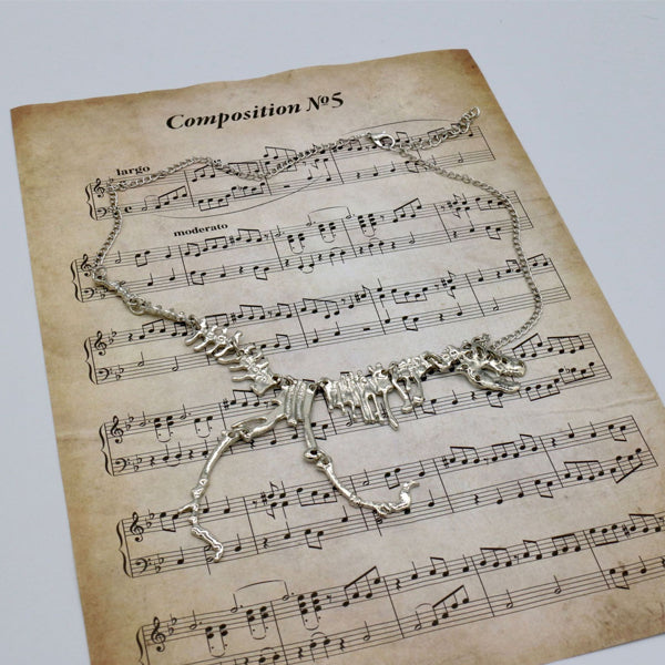 Avelena | Dinosaurier-Skelett-Halskette