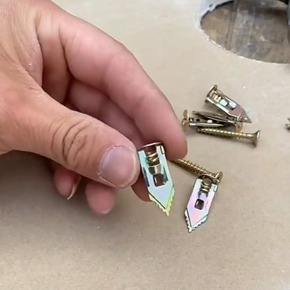 Avelena | Trockenbau-Erweiterungsanker + hochfeste Zinkscrews Kit (Packung mit 100)