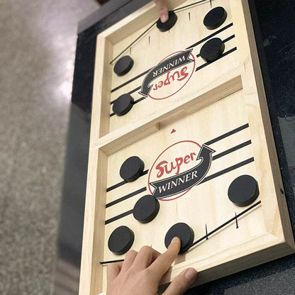 Avelena | – Wendbares Sling Puck Gesellschaftsspiel Doppelseitig für Familie