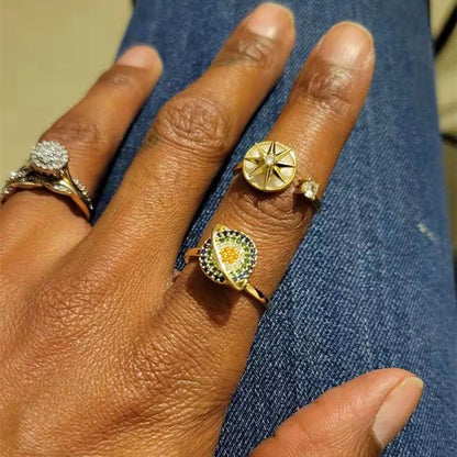 Avelena | Spinning Galaxy Angst Lindring Ring