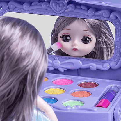 Avelena | Waschbares Make-up-Set für Kinder mit Tasche