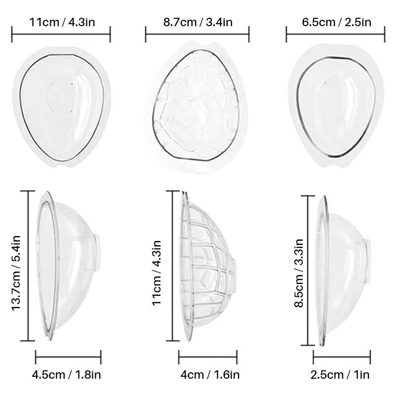 Avelena | 3D Schokoladen Ei Form Set