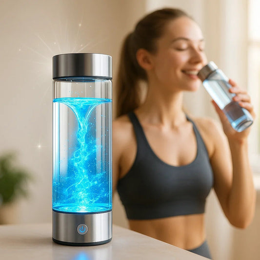 Avelena | Wasserflasche mit Wasserstoff | USB wiederaufladbar, entzündungshemmend & perfekt für tägliche Hydratation und Wellness