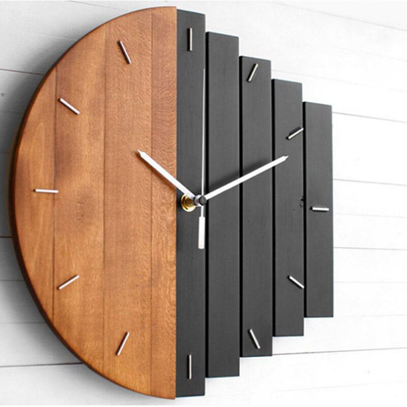 Avelena | Natürliche Holzwanduhr Elegante Akzente für Ihr Zuhause