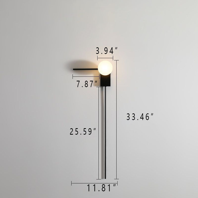 Avelena | Nordisch Industriell Retro Kombination Grafik 1-Lampe Wandleuchte