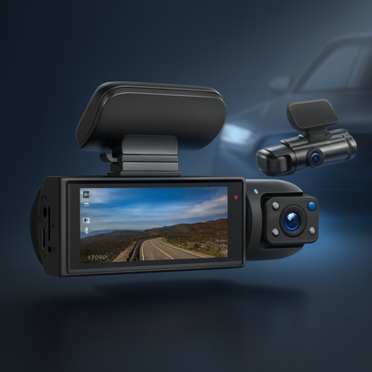 Avelena | Dash Cam Dual Camera 1080p Night Vision Wide Angle Car DVR
