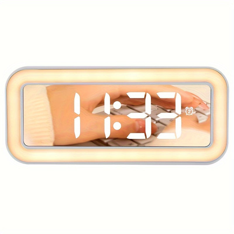 Avelena | Wecker Stilvolle Digitale Spiegeluhr