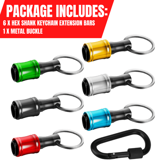 Avelena | 1/4" Sechskant-Schraubendreherkopf Halterung Wanderriegel