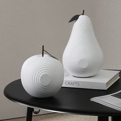 Avelena | Textur Obst Apfel & Birne Skulptur