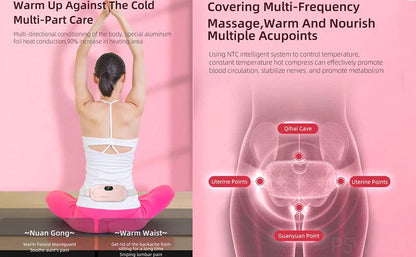 Avelena | Wärme- und Massage-Therapiekissen - (Menstruationskrämpfe & jede Art von Schmerzen)