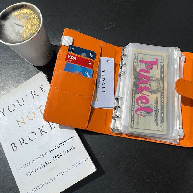 Avelena | Budget-Ordnerbuch mit Bargeldumschlägen