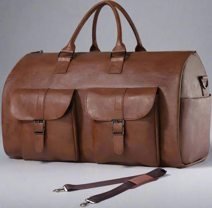 Avelena | Travel Duffel Bag Leather Carry On Luggage